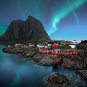NORWEGIA: LOFOTY I ZORZA POLARNA